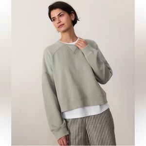 NWT Marine Layer Cloud 9 Fleece Crop Sweatshirt - Size XL